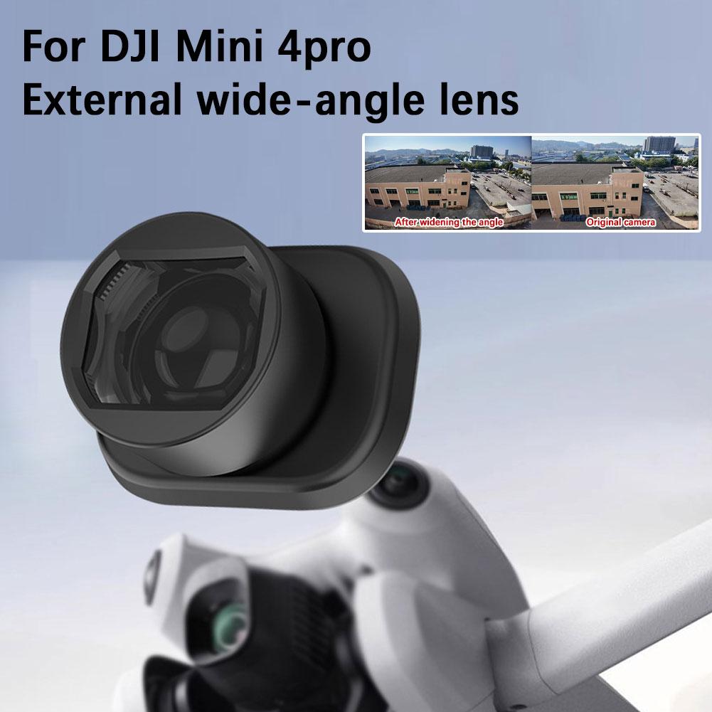 Drone Camera Filter - Dji mini 4 pro用広角レンズフィルター (専用) 、撮影範囲25%