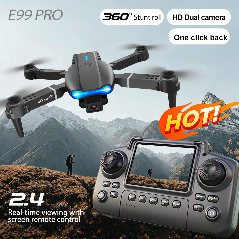 Drone Camera Mount - 空中ドローン デュアルレンズスイッチ ジェスチャー撮影 ビューティーフィルター 110 °