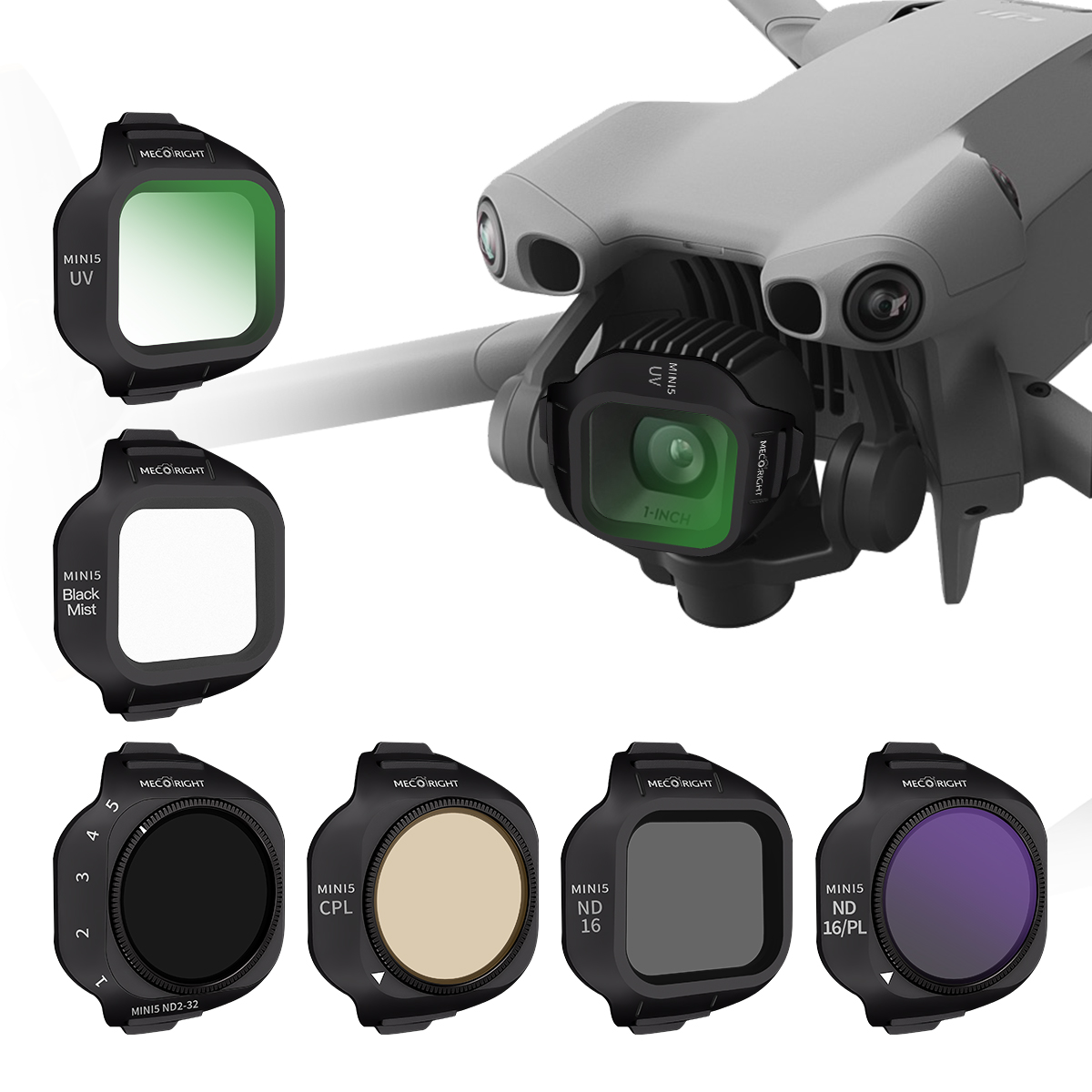 Drone Camera Filter - Mecoright DJI Mini5 Pro UAV フィルターセット