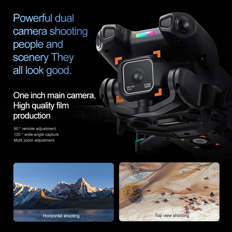 新型K900 MAX GPSドローン、4Kプロフェッショナル - Drone Camera Night Vision のレビューと価格