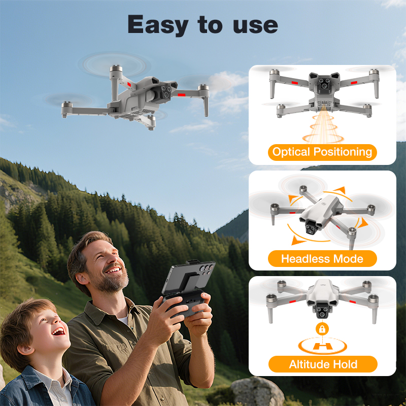 新型ホットL017プロドローン ブラシレス 3Dロール 36 - Drone Camera Mount のレビューと価格