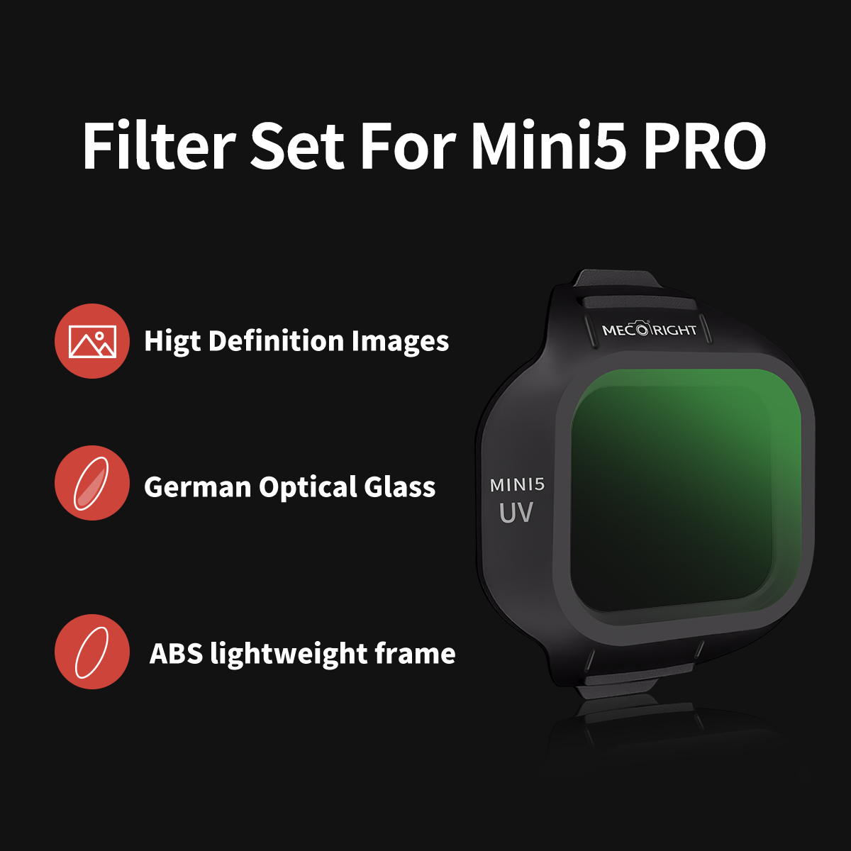 Mecoright DJI Mini5 Pro UAV フィ - Drone Camera Filter のレビューと価格